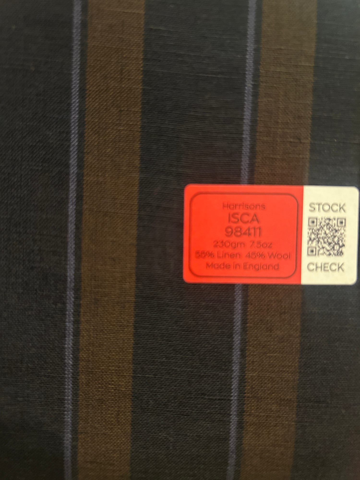ISCA 39411 — identification sticker
