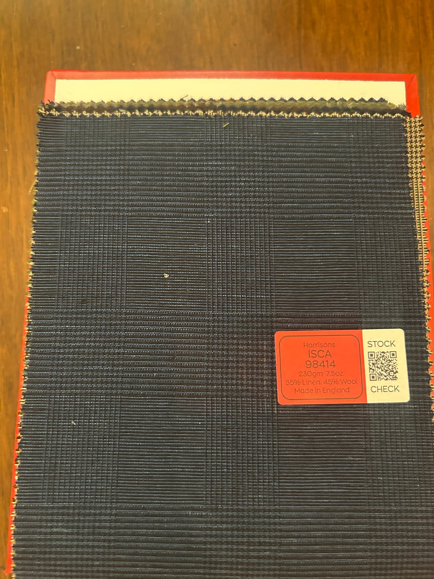 ISCA 39414 — identification sticker