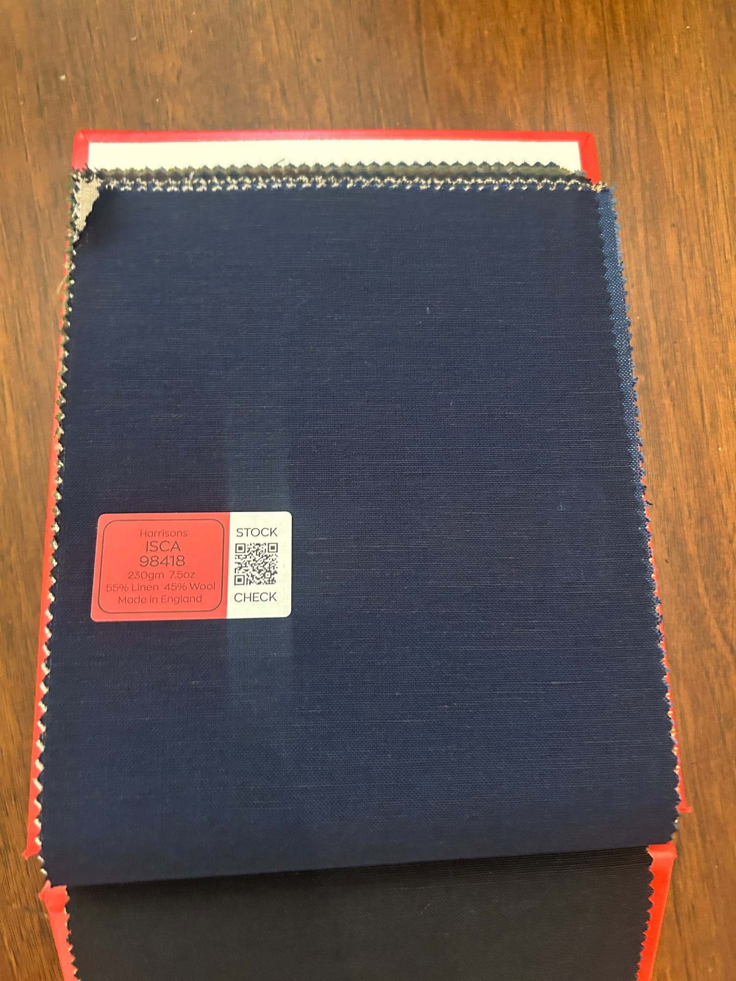 ISCA 39418 — identification sticker