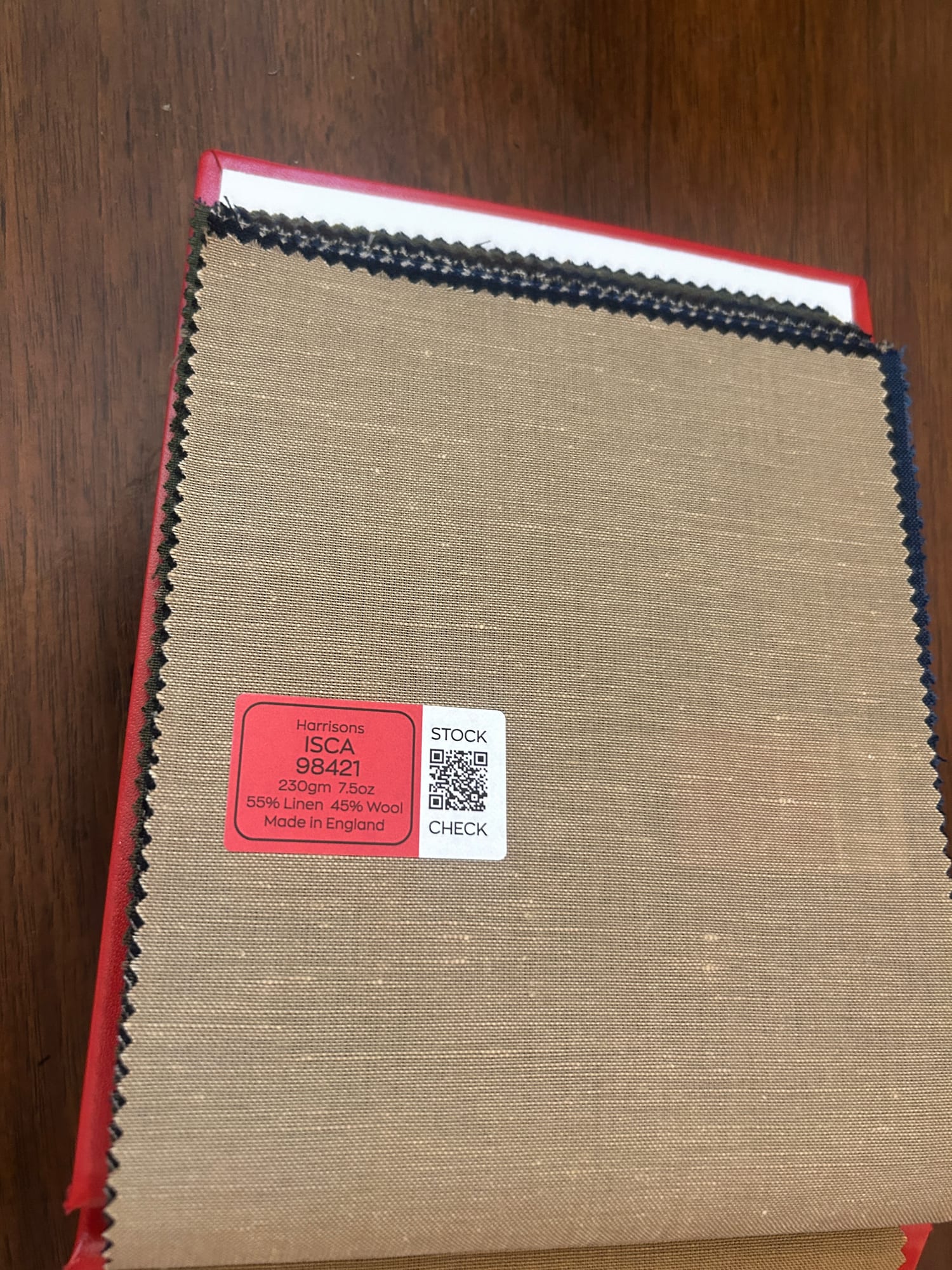 ISCA 39421 — identification sticker